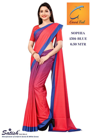 Digital Printed Crepe Fancy Saree